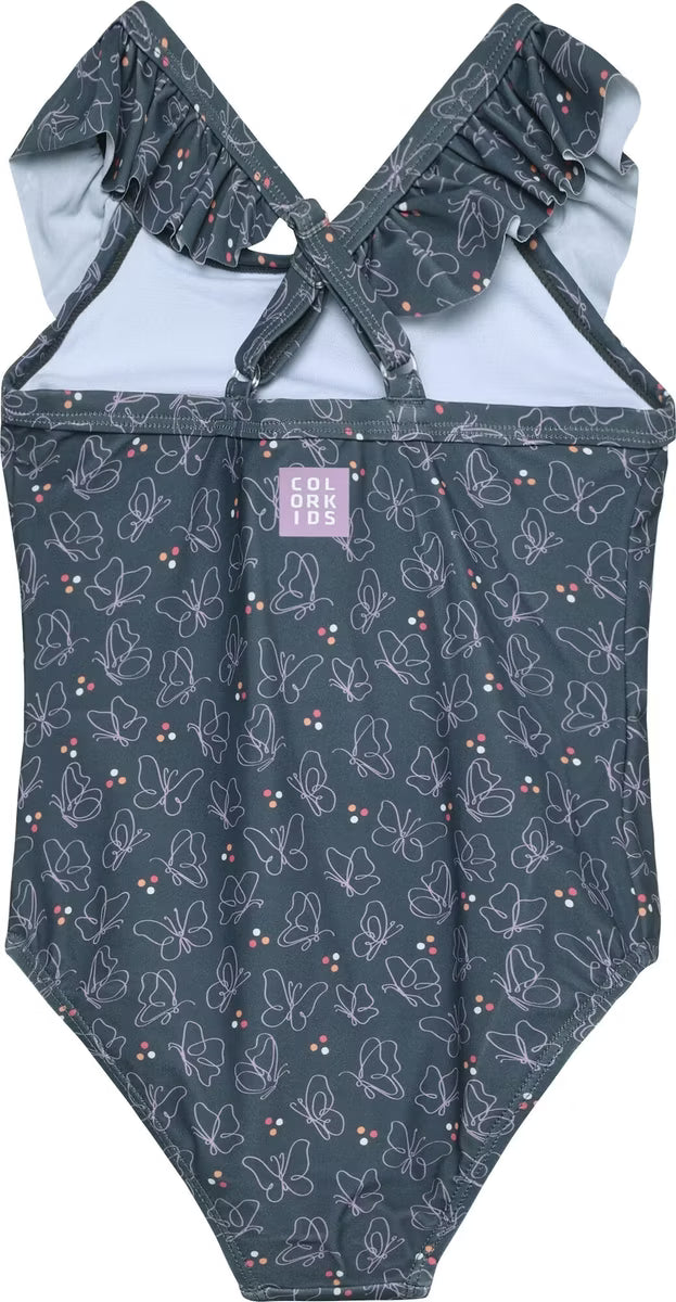 Color Kids - Butterfly One-Piece Swimsuit- 6Y