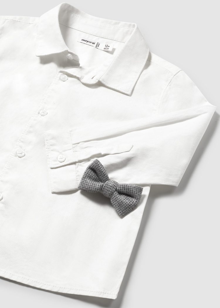 Mayoral Boy Shirt with Bow Tie