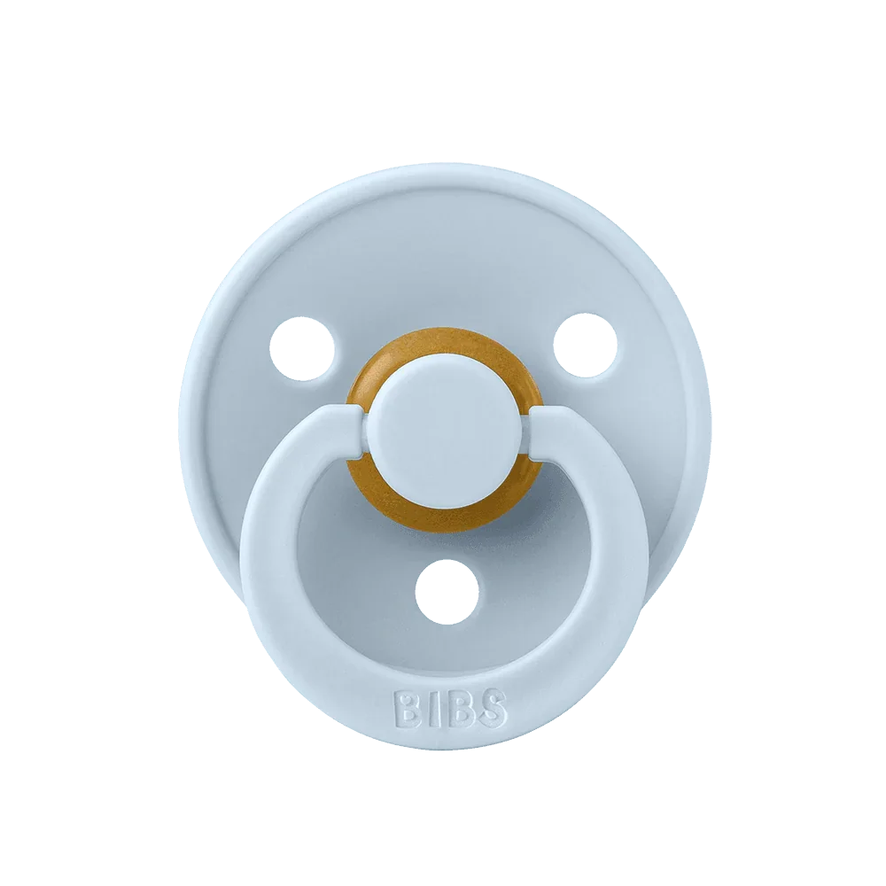 BIBS - Original Round Nipple Latex Pacifier - Singles