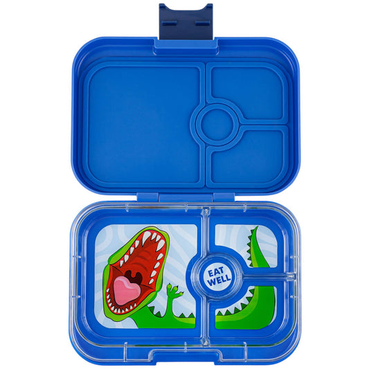 blue lunch box opened 2