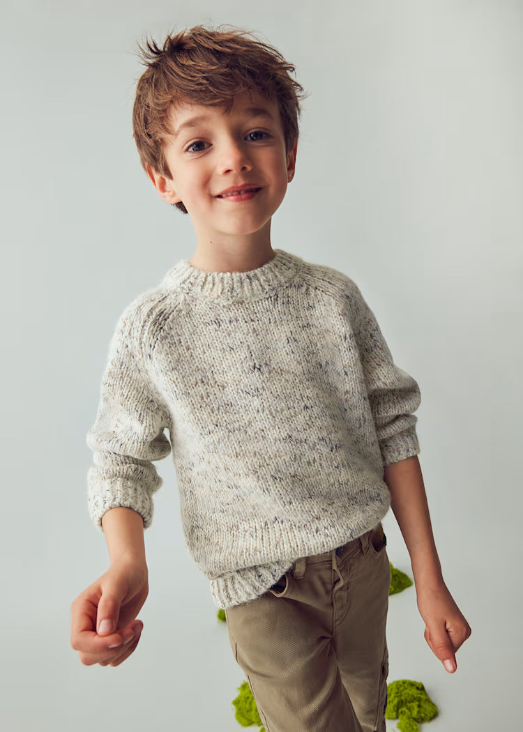Mayoral - Cereal Mix Knit Sweater