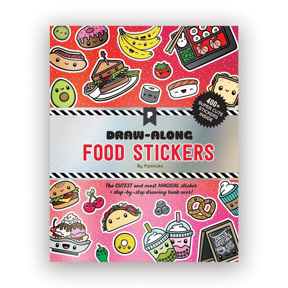 Pipsticks - Draw-Along Food Sticker Book