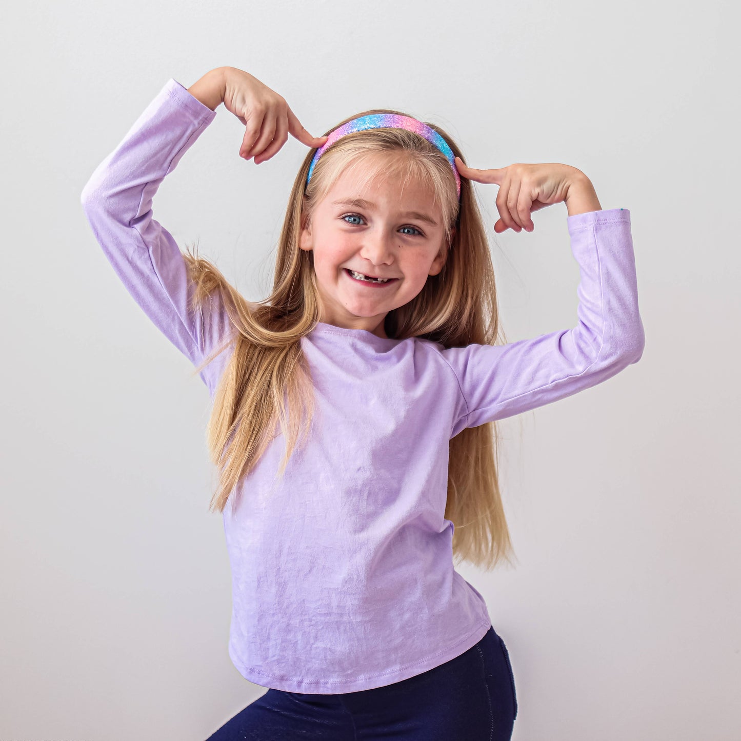Frog Sac Tapered Chunky Glitter Headband