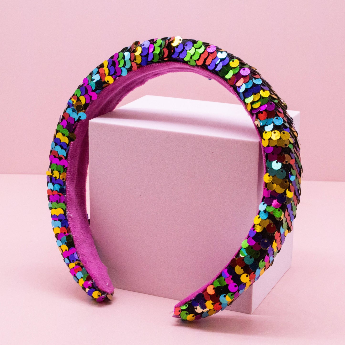Frog Sac - Reversible Sequin Headband - Kids Padded Hair Band