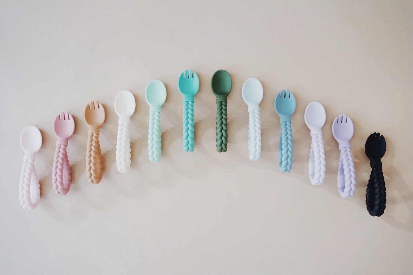 Itzy Ritzy - Sweetie Spoons Spoon + Fork Set: Blue