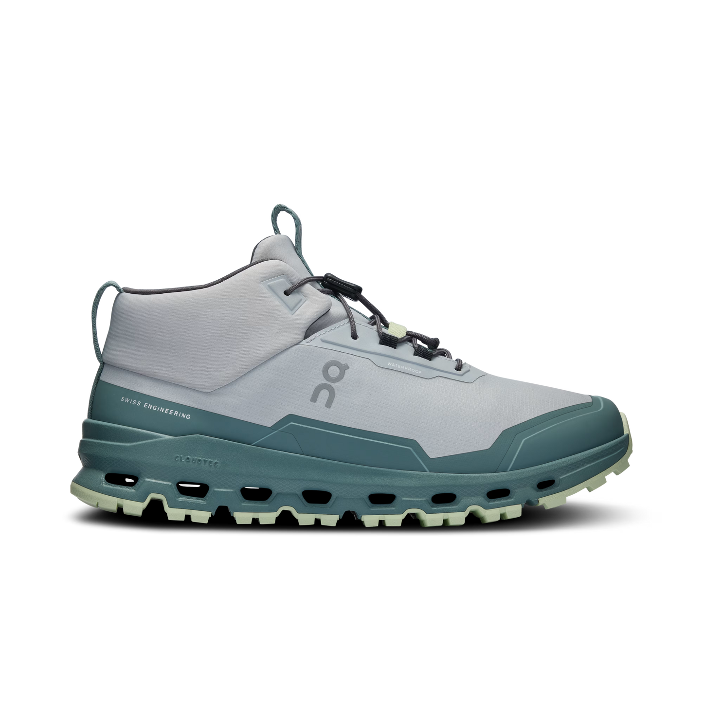 On Cloudhero Youth Mid Waterproof Shoe Glacier | Sea