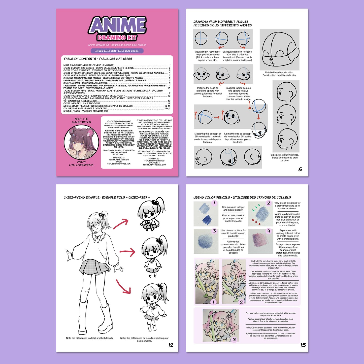 Faber-Castell / Creativity for Kids - Anime Drawing - Chibi Edition Drawing Instruction Kit