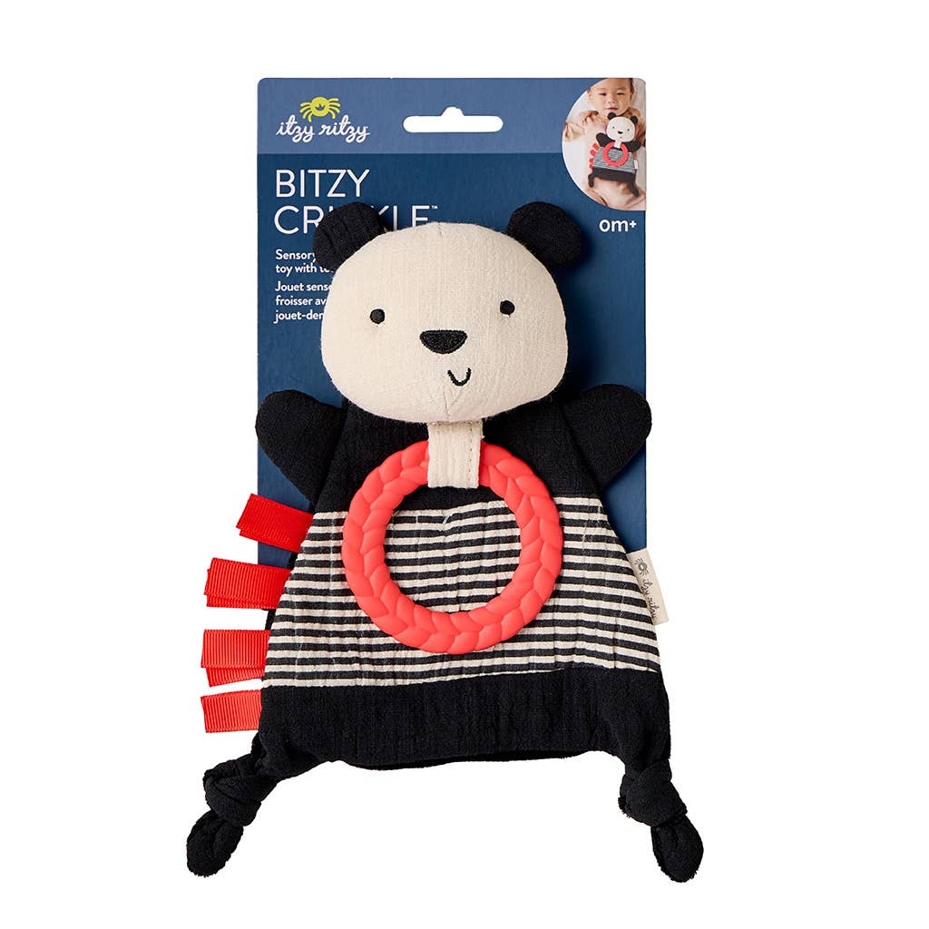 Itzy Ritzy - Bitzy Crinkle Sensory Toy with Teether