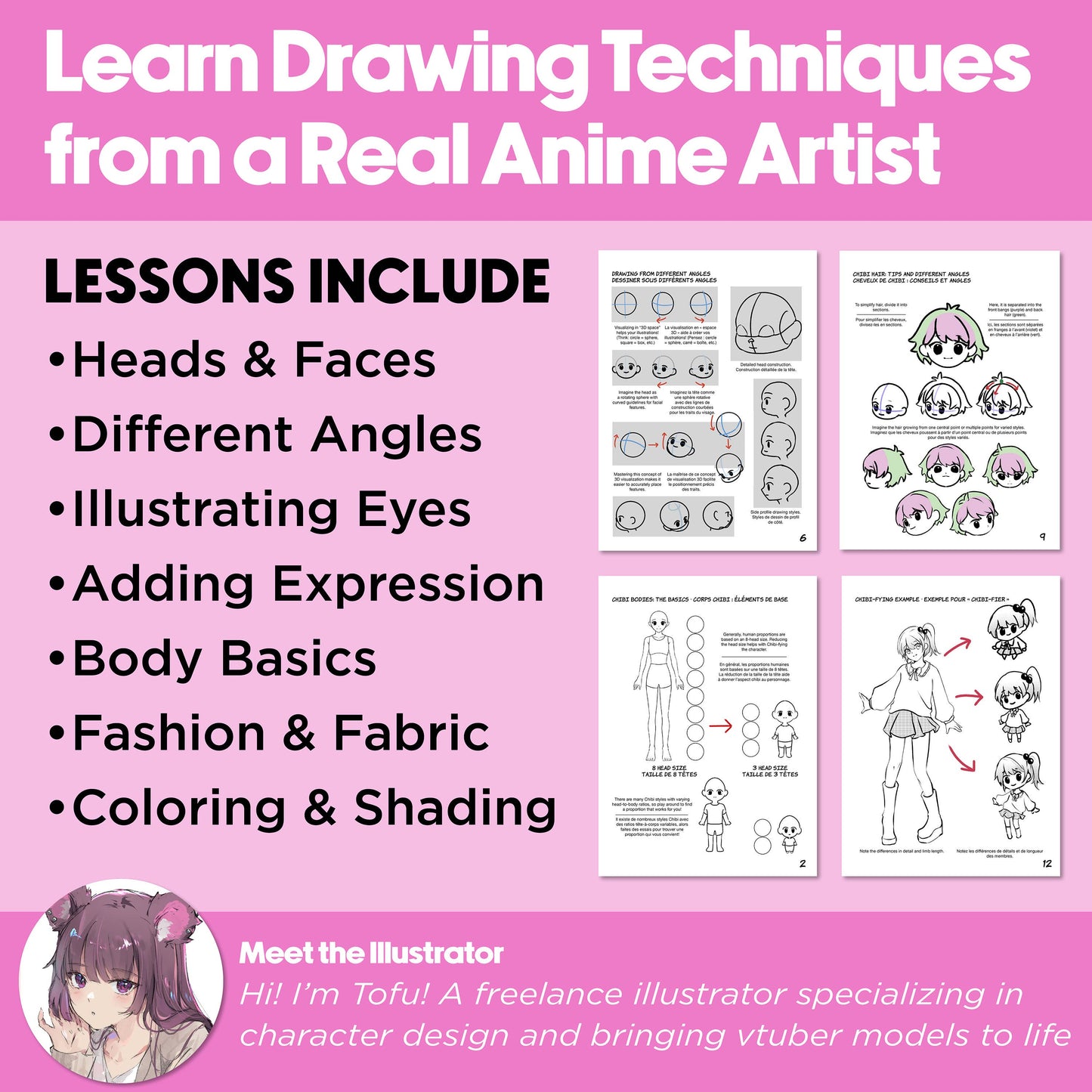Faber-Castell / Creativity for Kids - Anime Drawing - Chibi Edition Drawing Instruction Kit