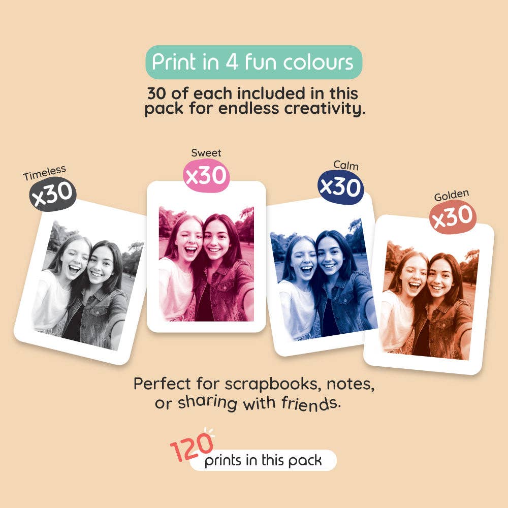 kiimento - Print Pack 120 Prints | For Model P2