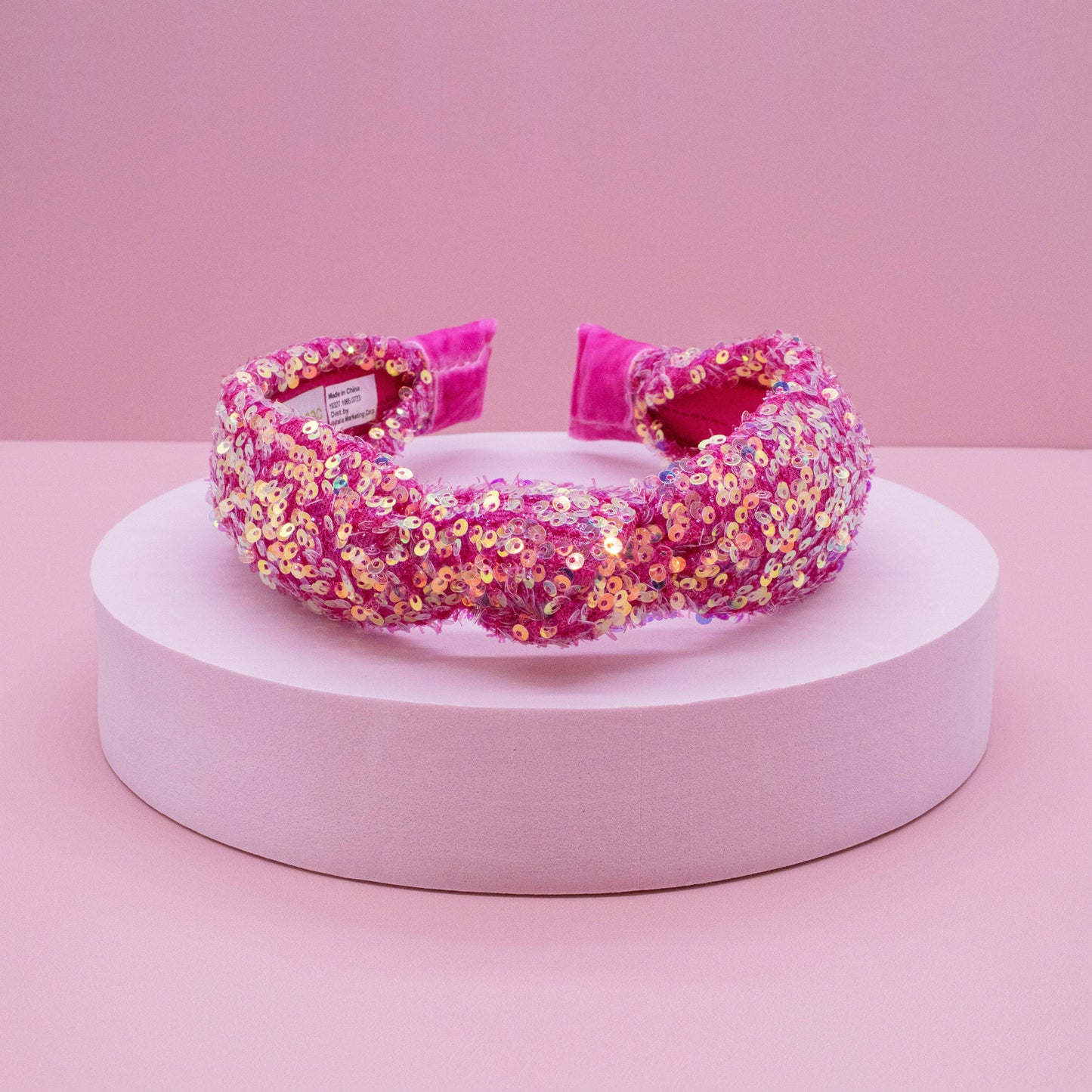 Frog Sac Kids Knot Headband, Sequin Knotted Hair Band Accessories
