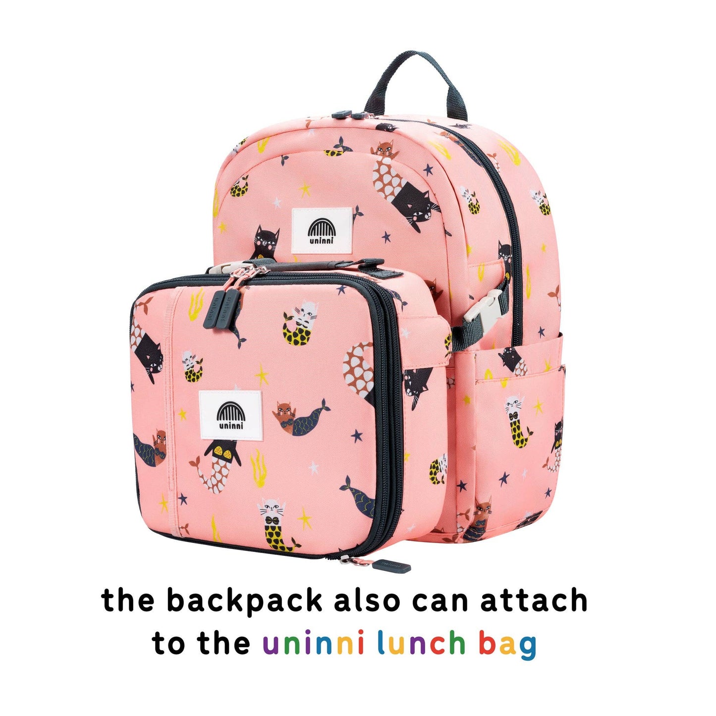 uninni - Ethan Backpack- Swimming Mercats