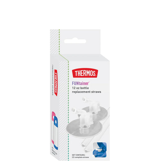 Thermos F401/F410 Replacement Straw Set - 2 Pack, Clear