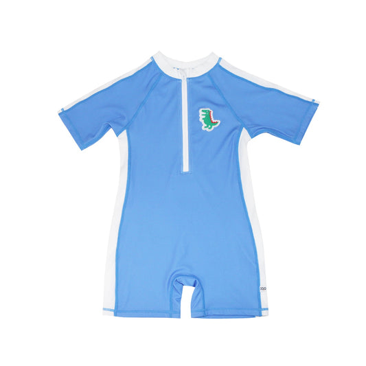 ZOOCCHINI - Short Sleeve 1Pc Solid Swimsuit