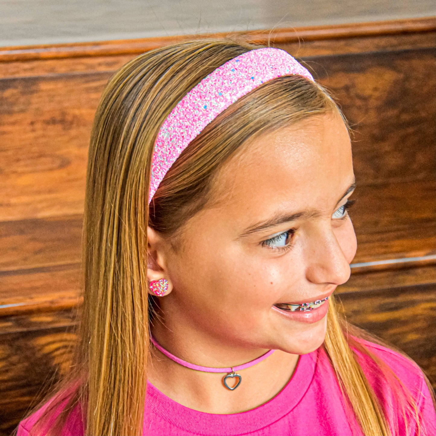 Frog Sac Tapered Chunky Glitter Headband