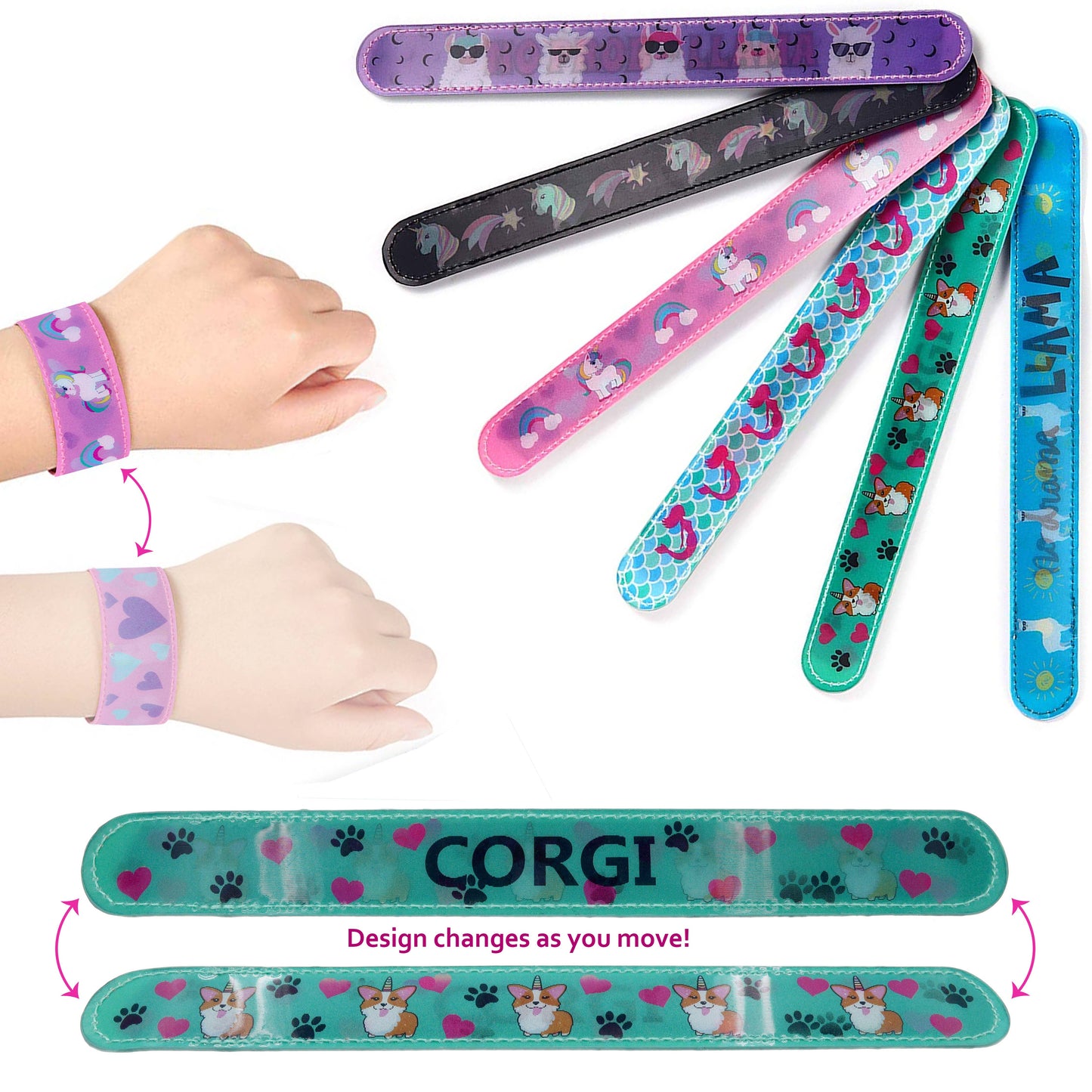 Frog Sac - 3D Image-Shifting Slap Bracelet for Kids