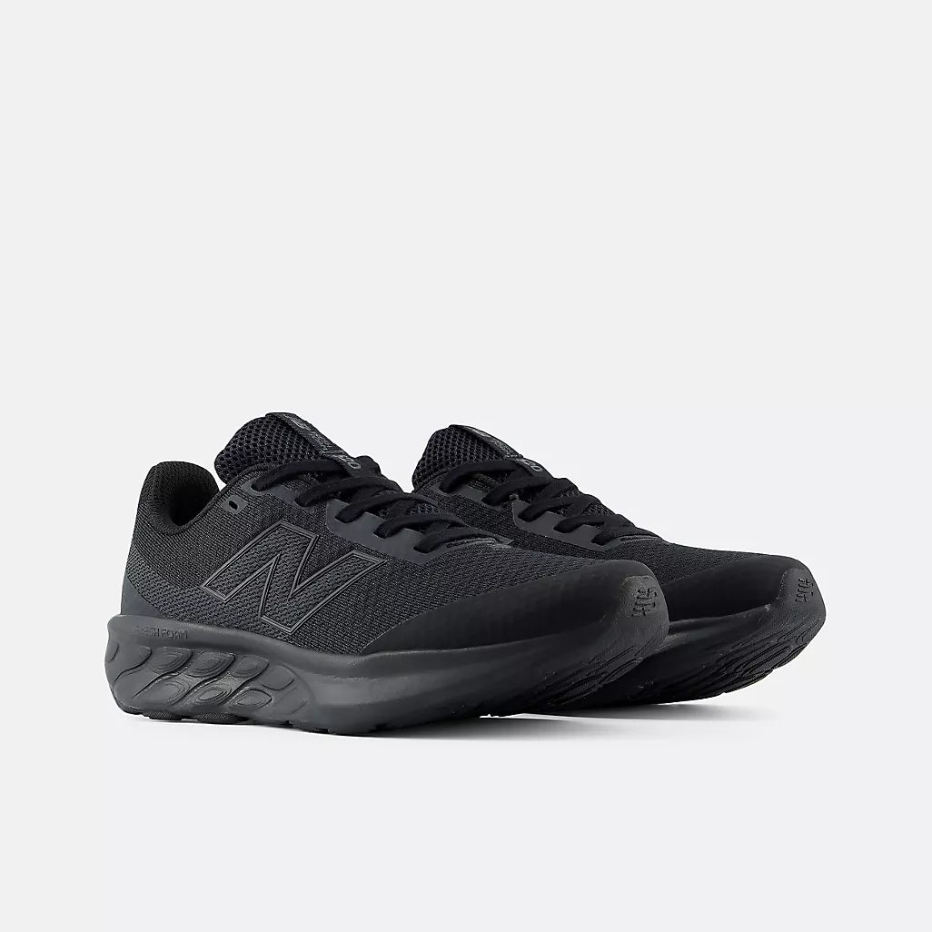 New Balance 520 Big Kids Lace Up Sneaker Black