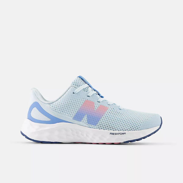 New Balance Fresh Foam Arishi v4 Running Shoe - Lace - Big Kids - Frosted Glass