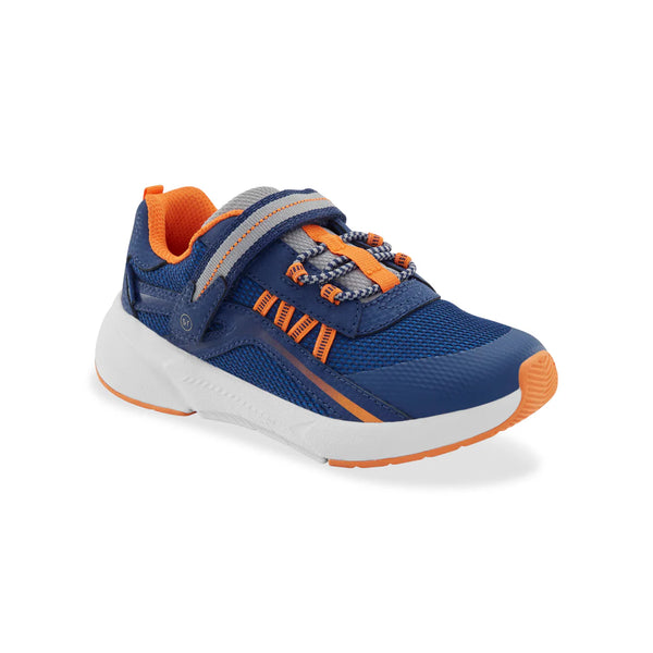 Stride Rite Made2Play Journey 3.0 Leather Sneaker Navy Wide