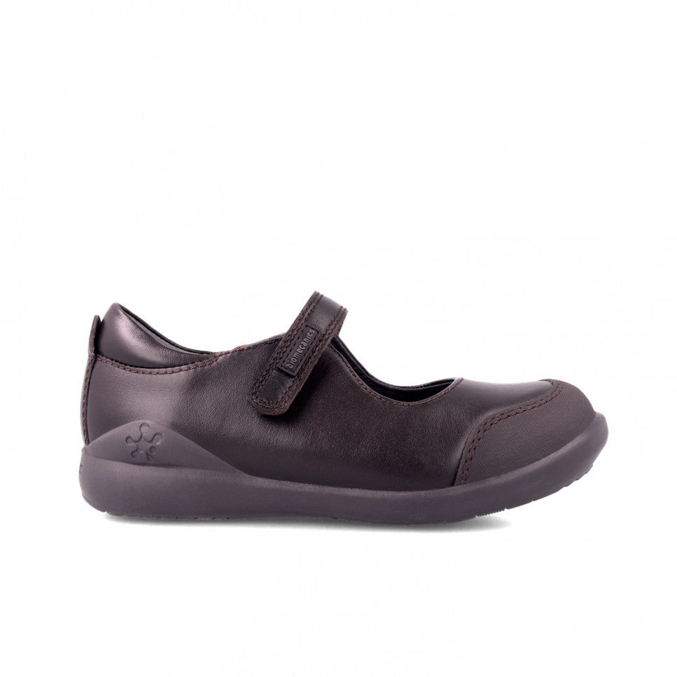 Biomecanics Girls Mary Jane School Shoes with Toe Guard Black 181121