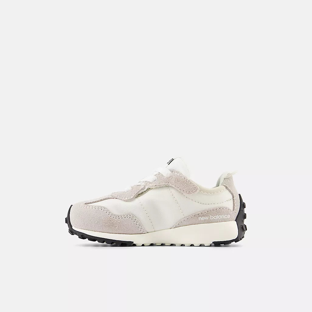New Balance 327 Toddler Hook and Loop Sneaker Silver Birch