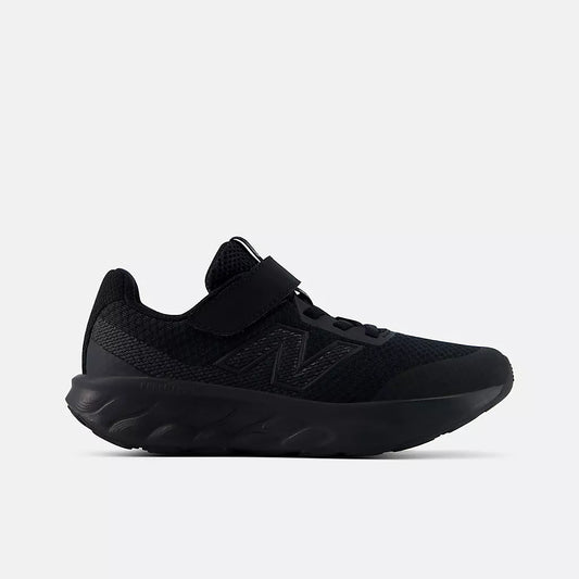 New Balance 520 Little Kids Bungee Lace Sneaker Black