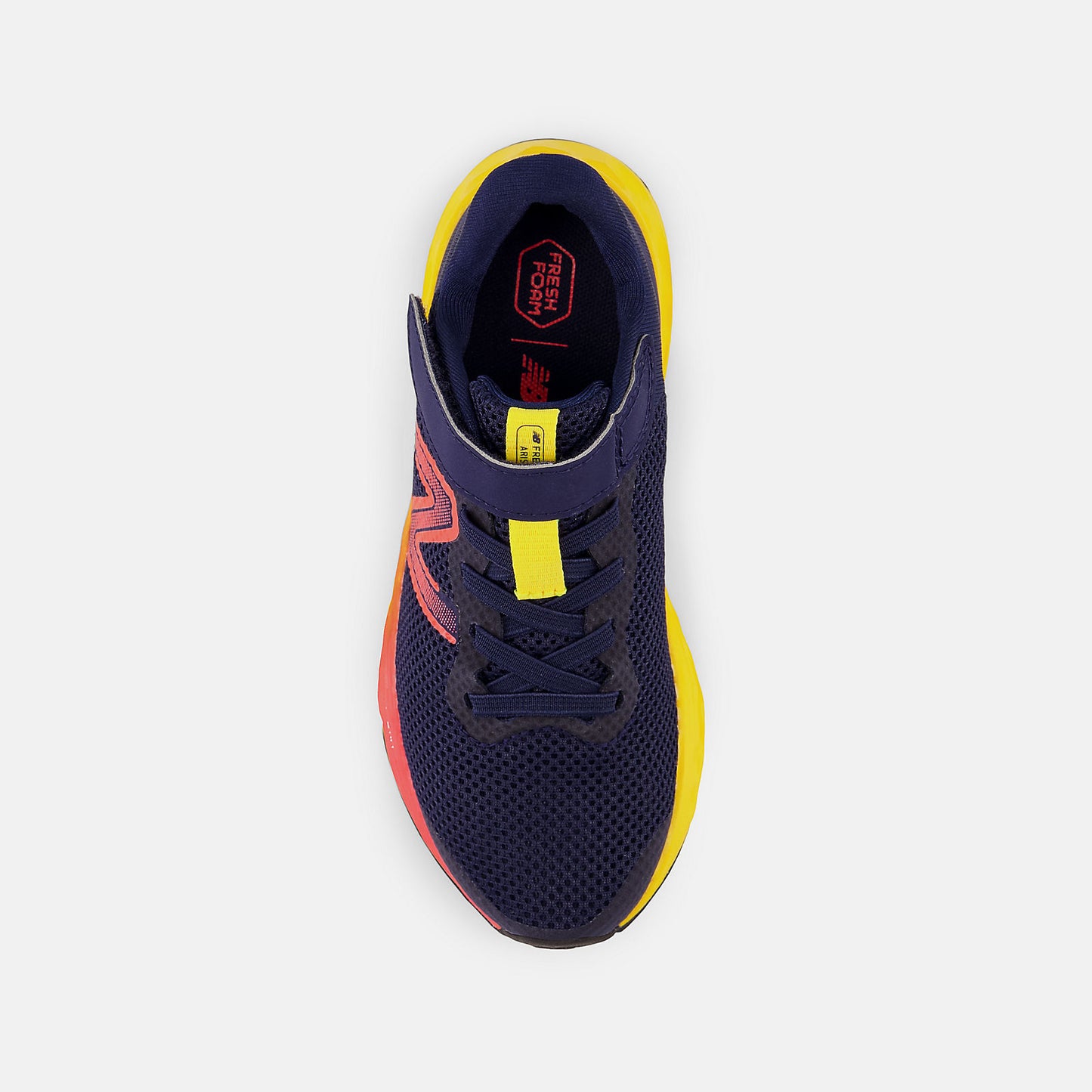 New Balance - Fresh Foam Arishi v4 Running Shoes - Bungee Lace with Top Strap - Little Kid - Team Navy