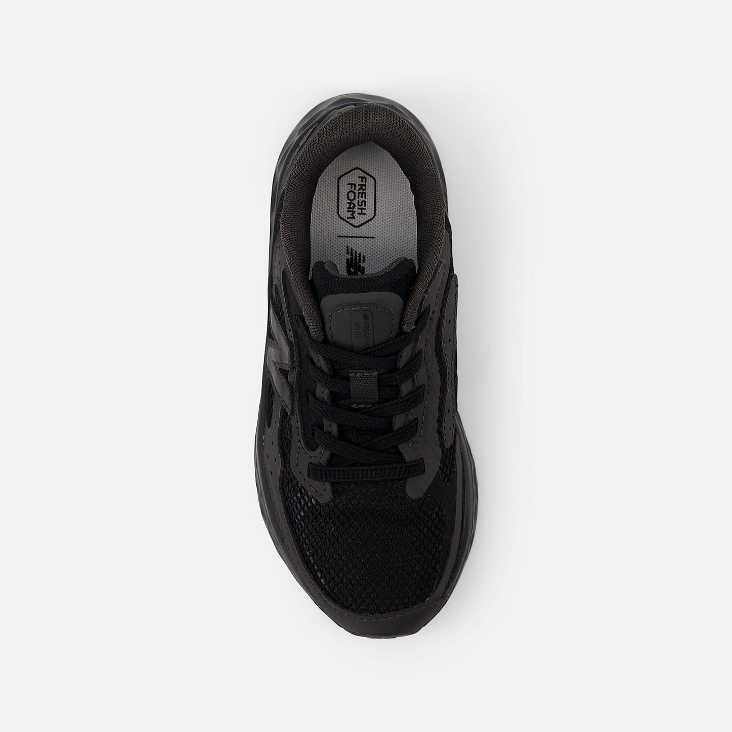 New Balance - Fresh Foam Arishi v4 Running Shoe - Bungee Lace - Little Kid - Black