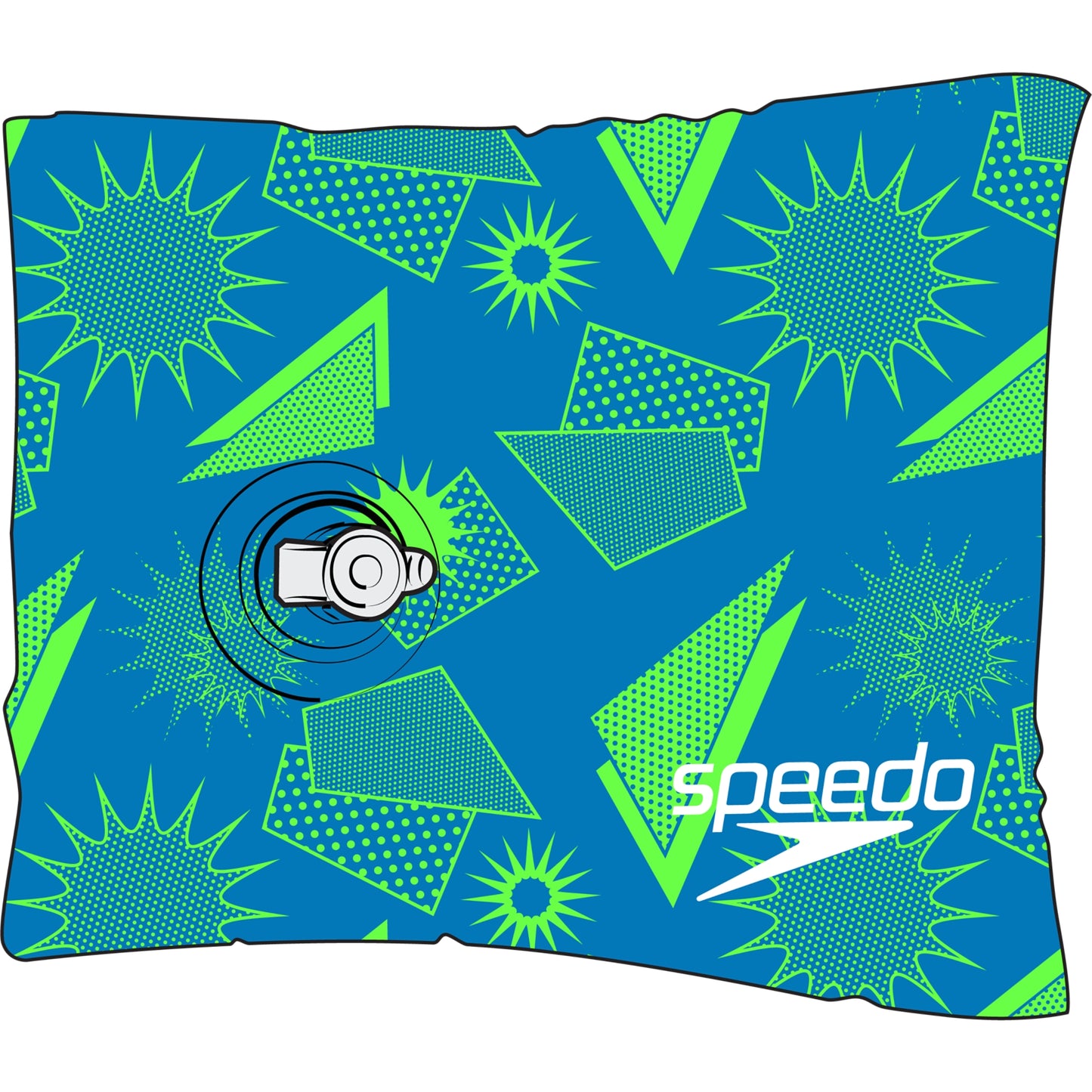 speedo blue and lime green