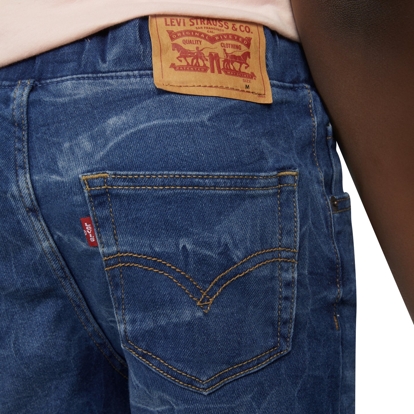Levi's - Boys' Skinny Fit Pull On Dobby Shorts