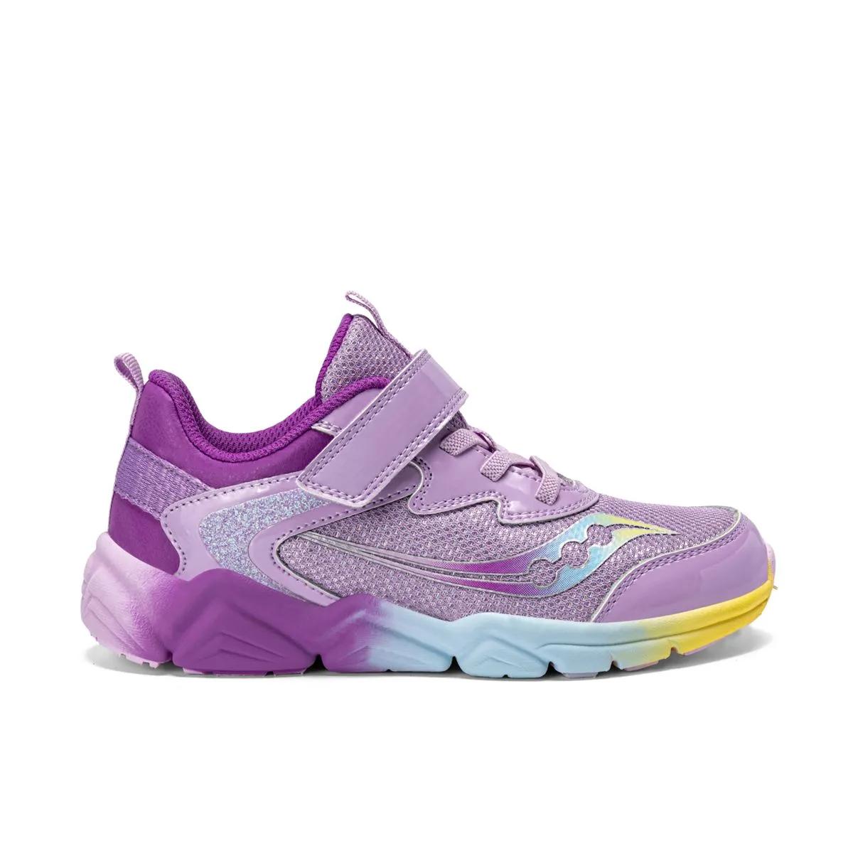 Saucony Flash LE Wide Kids Running Shoes in Lilac
