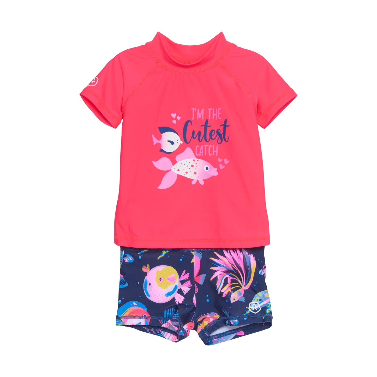 Color Kids - Girl Rash Guard Swim Set