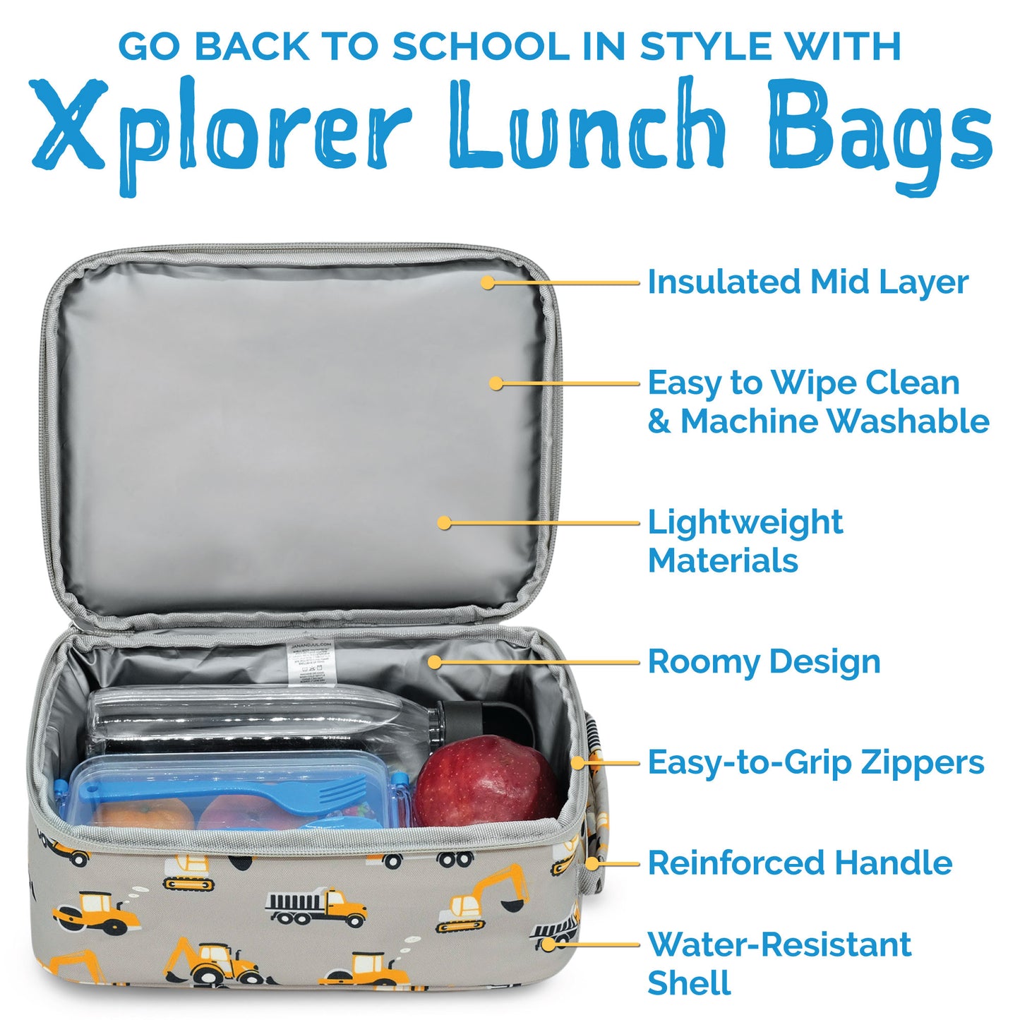 Jan & Jul - Kids Lunch Bag