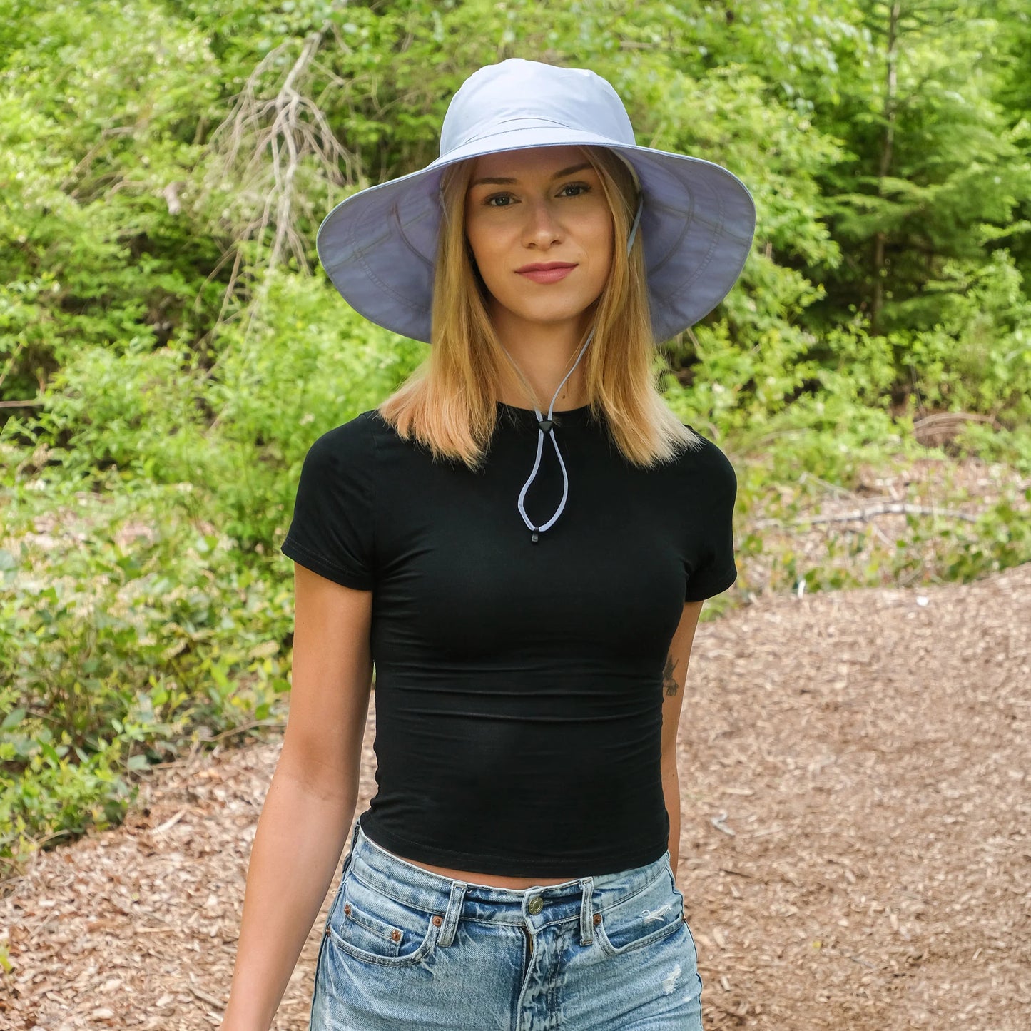 Jan & Jul - Adult Women's Wide Brim Cotton Hat
