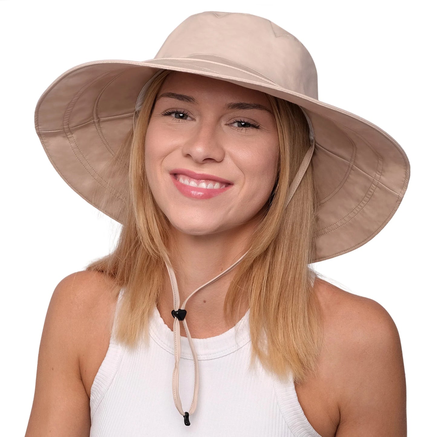 Jan & Jul - Adult Women's Wide Brim Cotton Hat