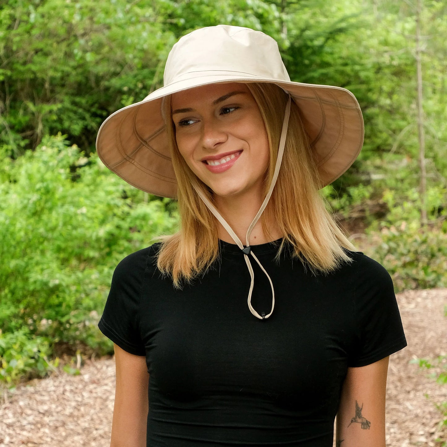 Jan & Jul - Adult Women's Wide Brim Cotton Hat