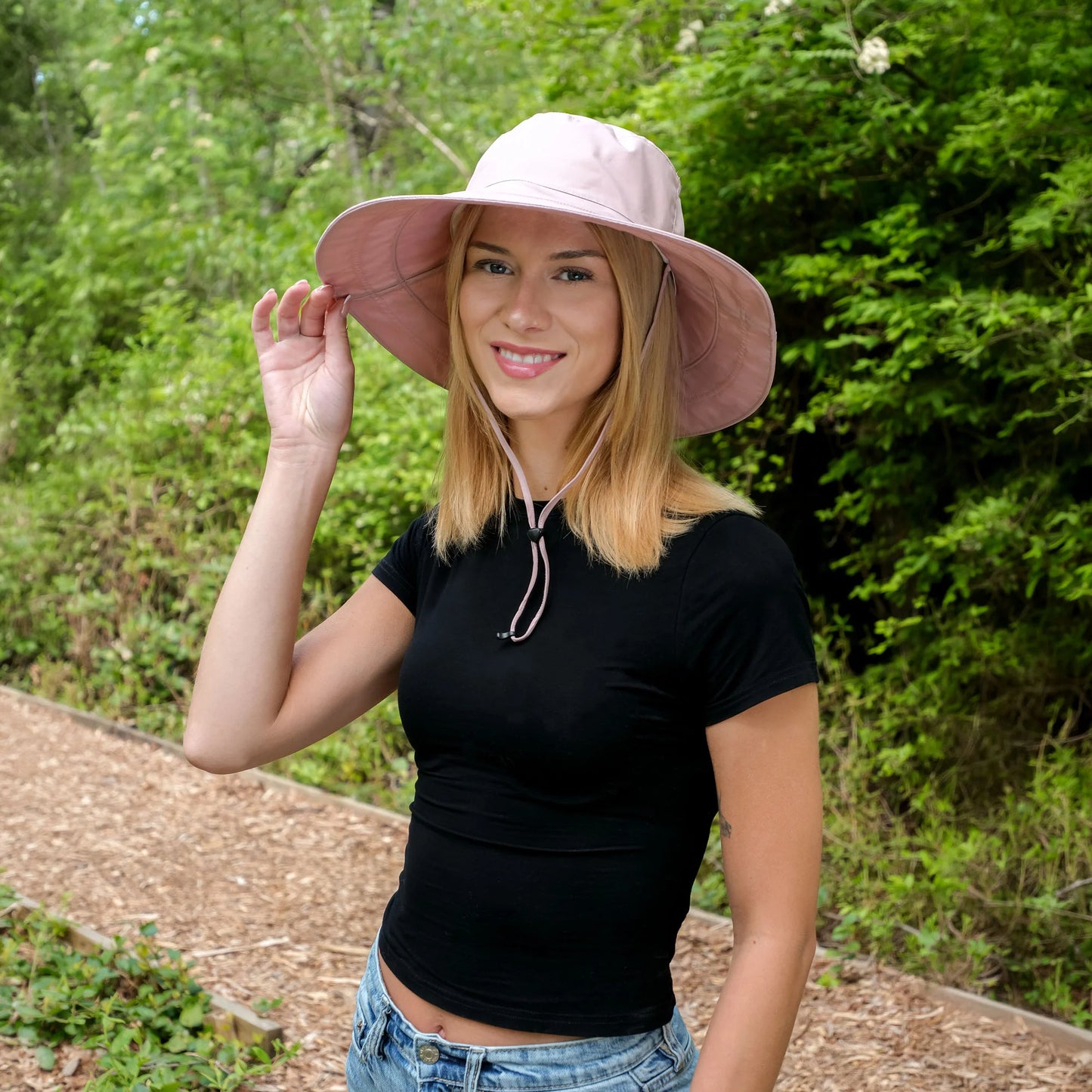 Jan & Jul - Adult Women's Wide Brim Cotton Hat