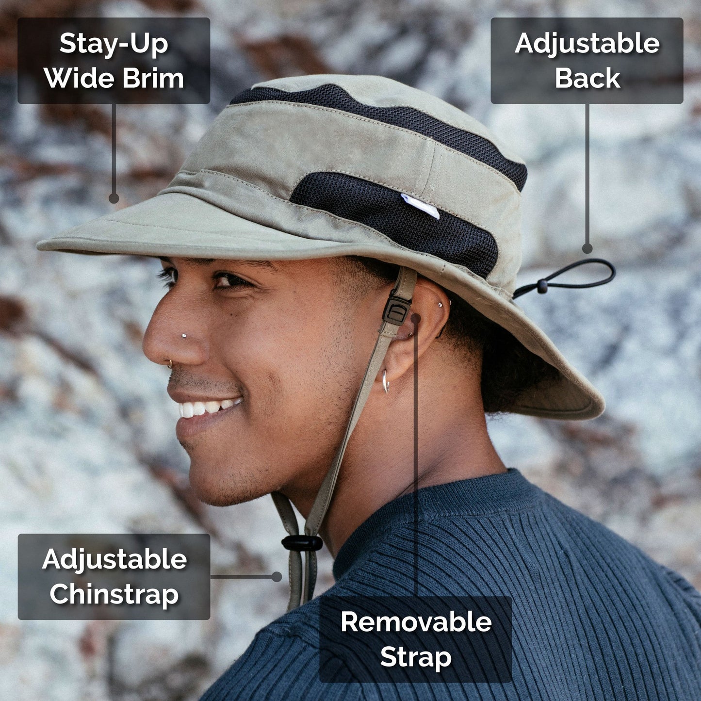 Jan & Jul - Adult Jasper Hiking Hat