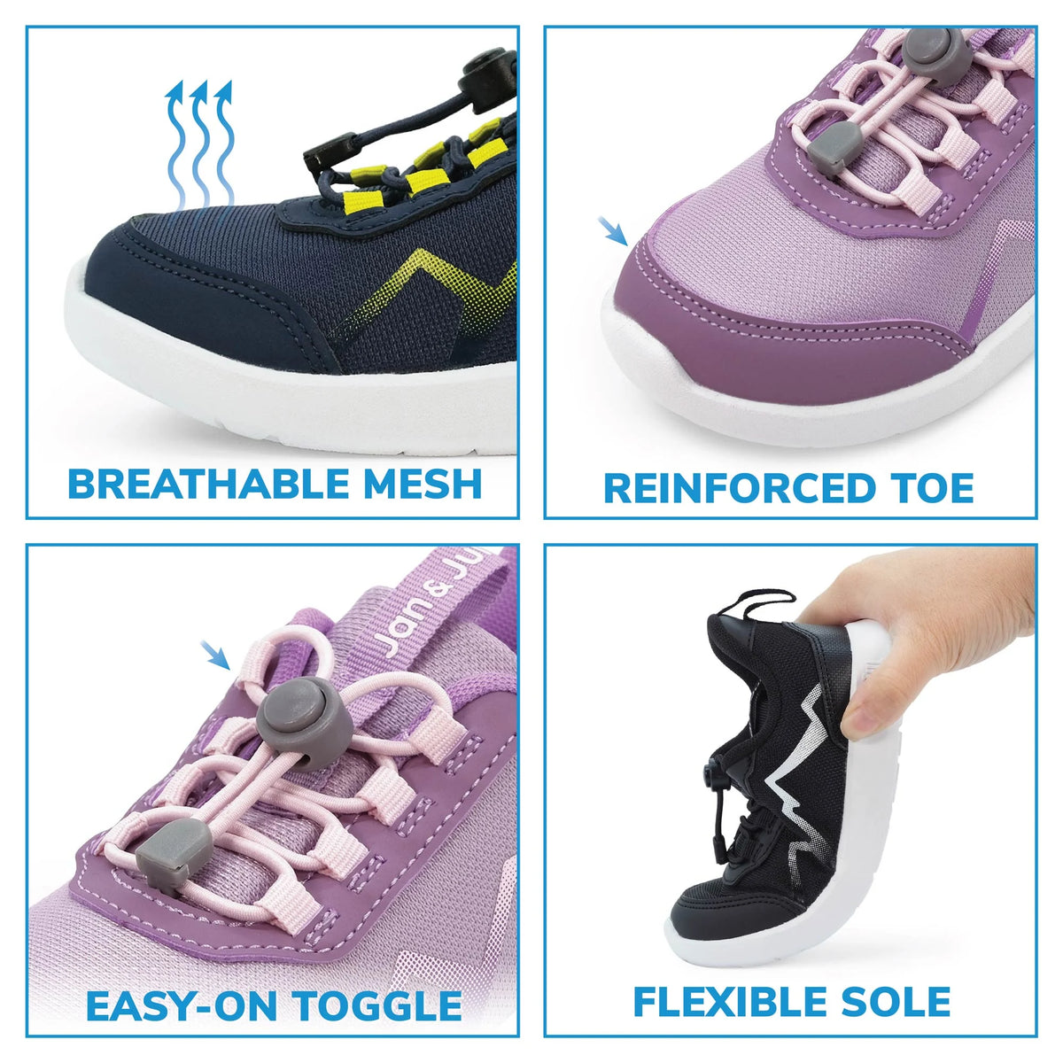 Jan & Jul Lite Mountain Kids Sneakers