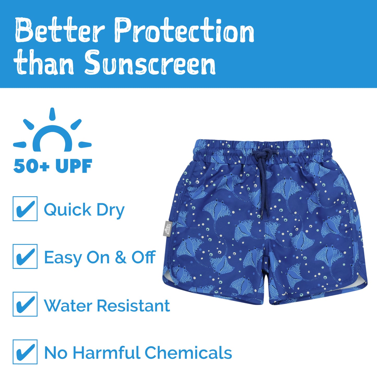 Jan & Jul - UV Swim Shorts