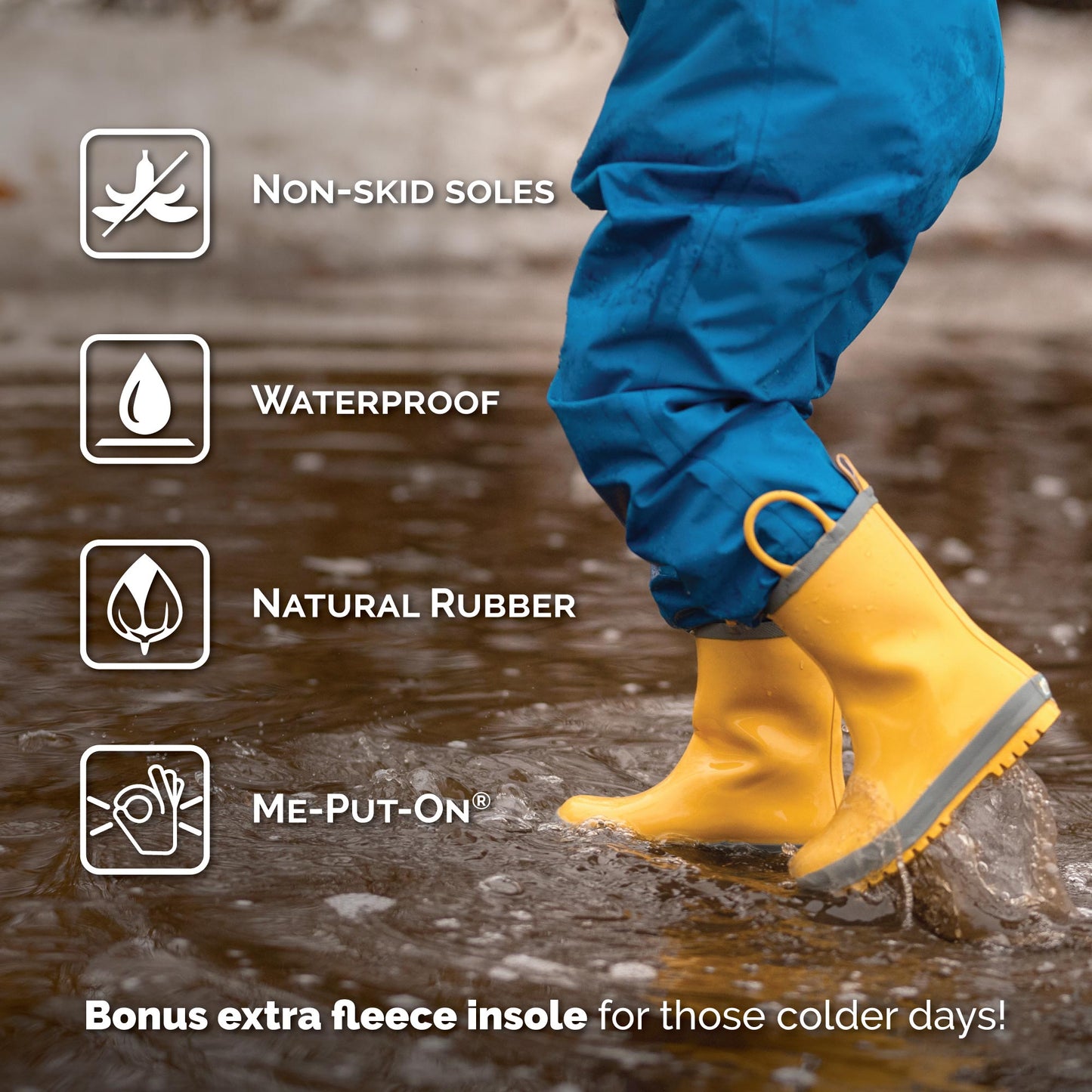 Jan & Jul - Kids Rubber Rain Boots